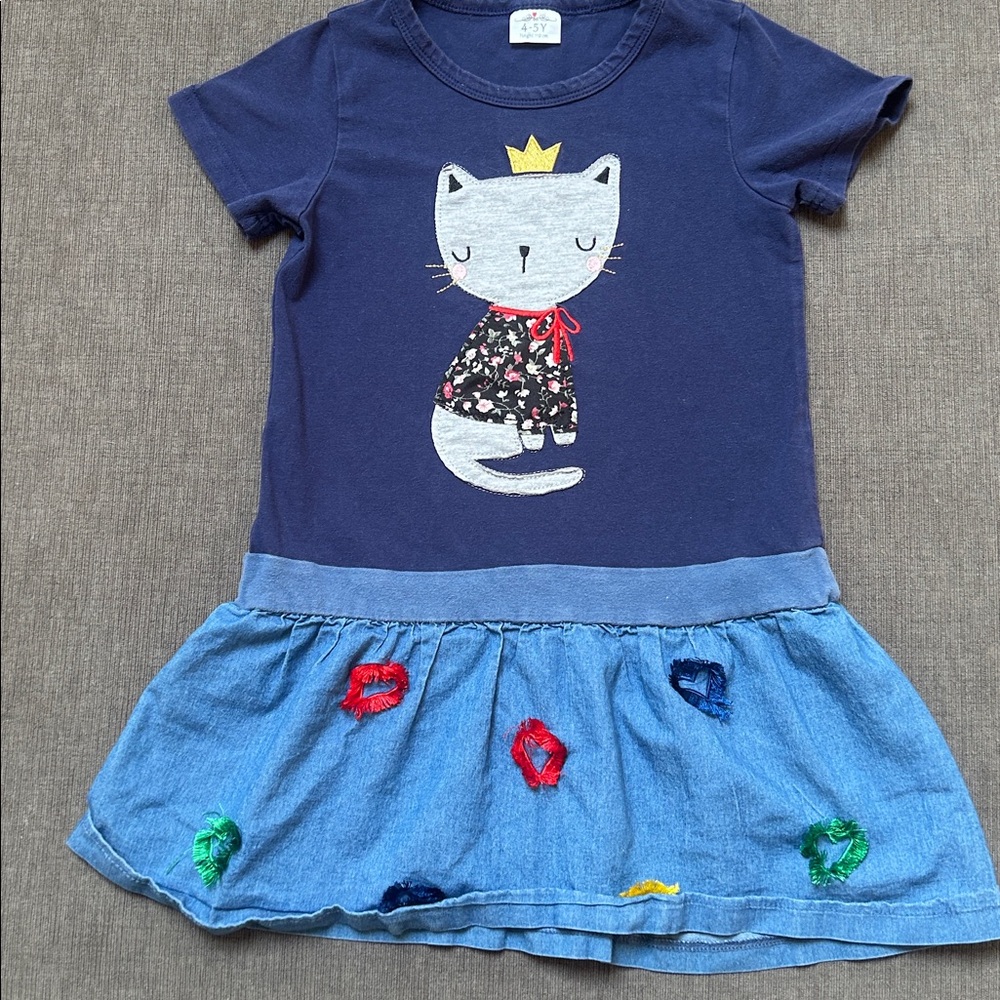 Cat princess dress Size 4-5 year old